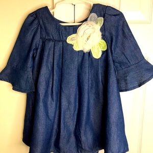 NWT Marmellata Chambray Dress